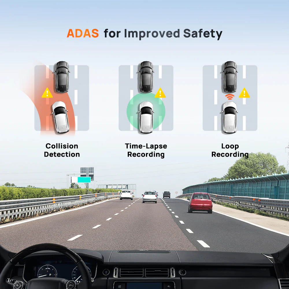 70mai A510 HDR 3K Dual DashCam - Image 4